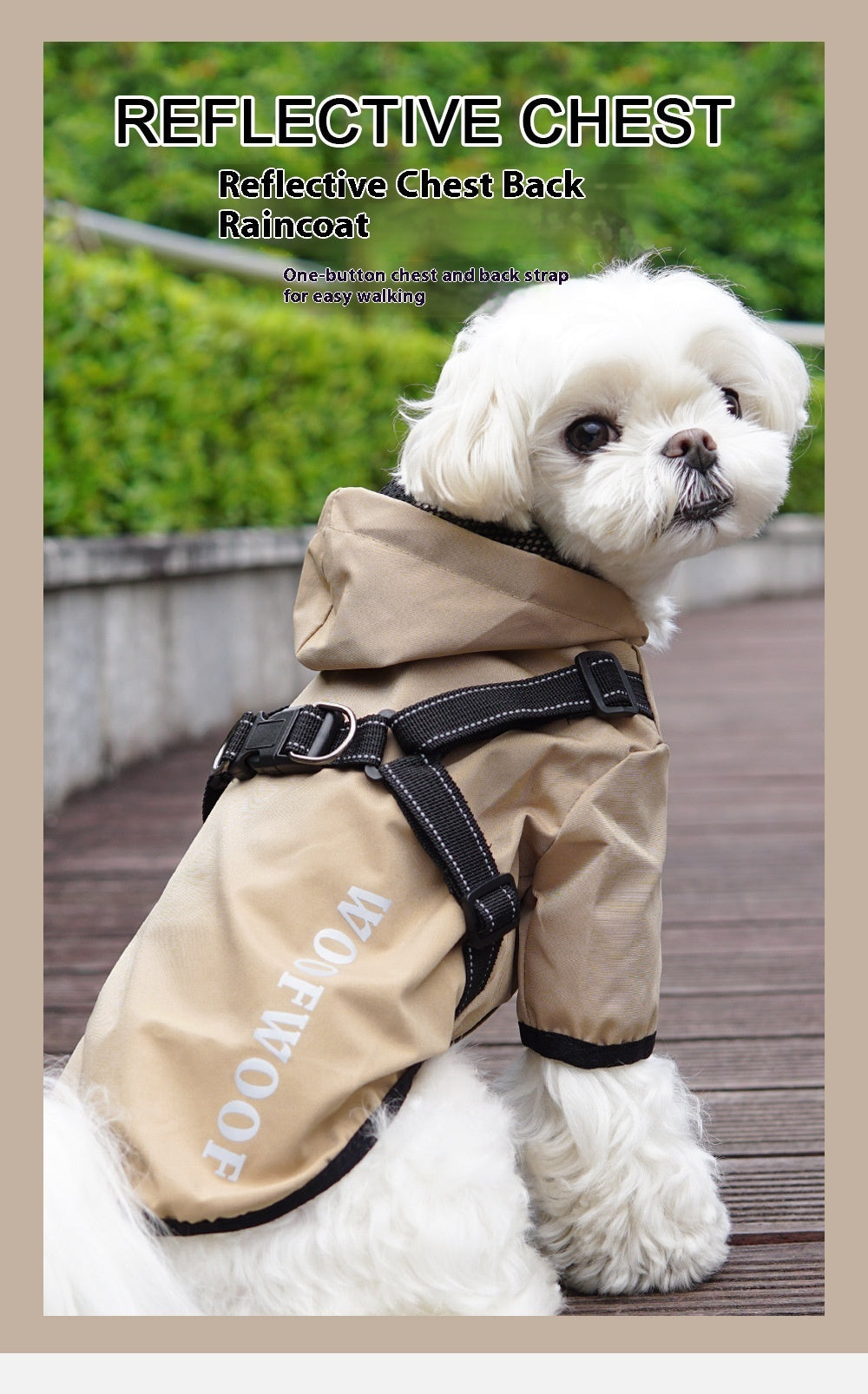Puppy Dog Poncho Raincoat For Our Four-Legged Friends