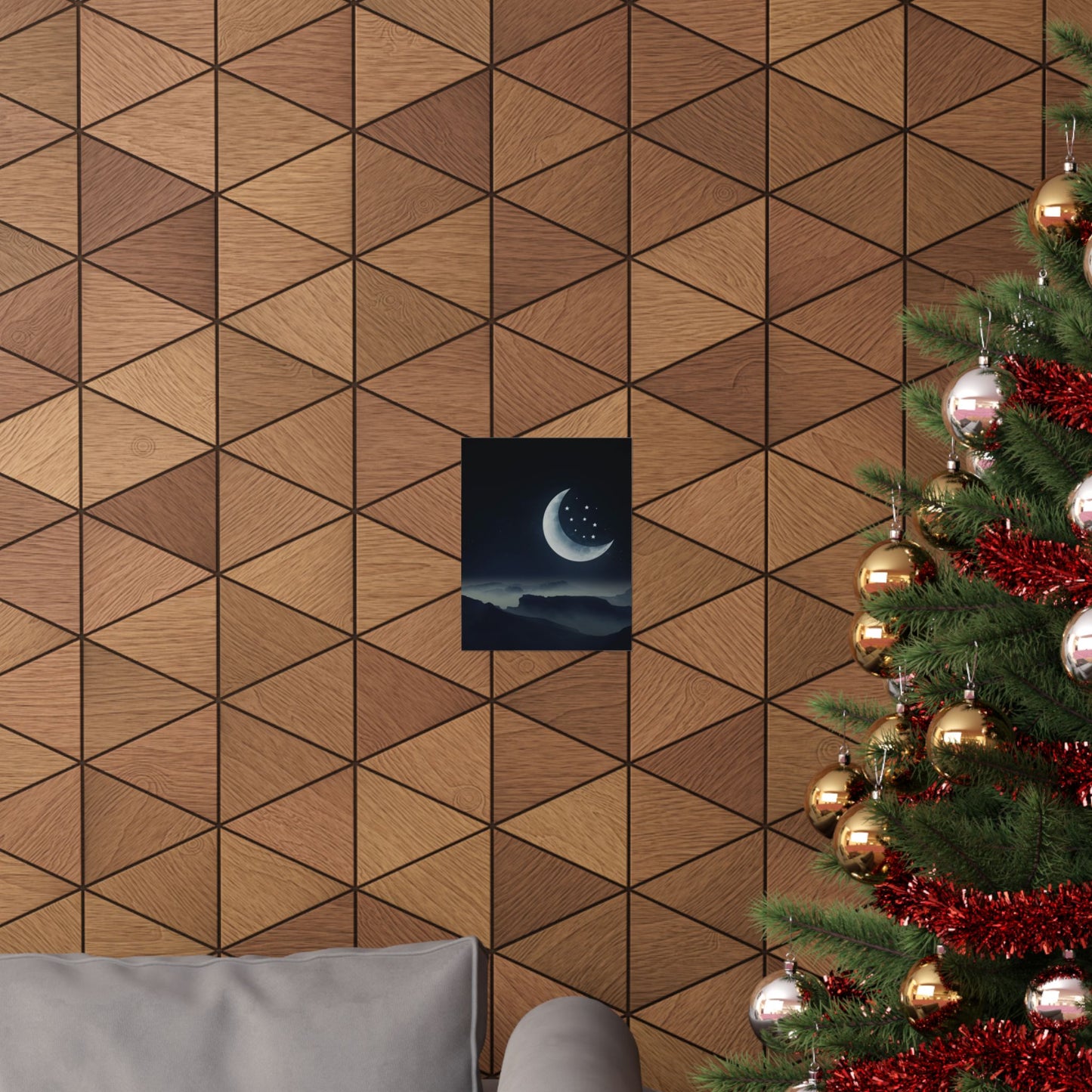 Posters - Moon and Star Matte Wall Art for Modern Living Spaces and Collectors