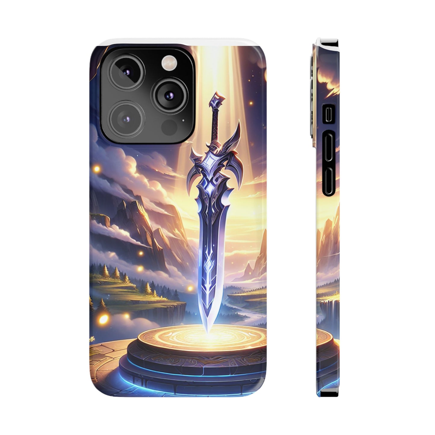 Slim Anime Sword Phone Cases