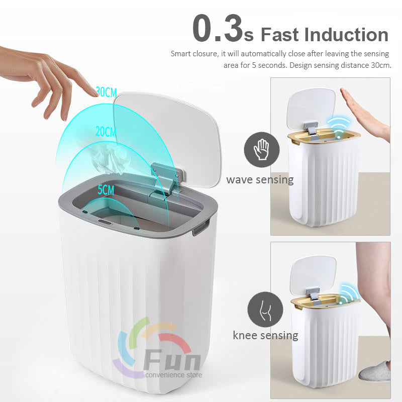 Smart Trash Can For Bathroom, Living Room and Kitchen