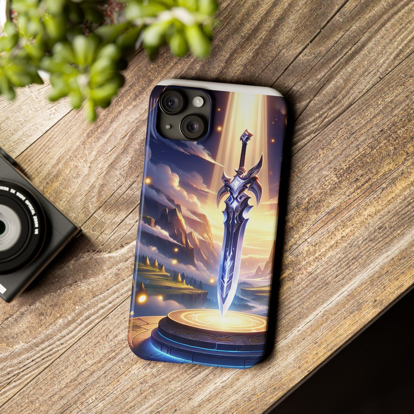 Slim Anime Sword Phone Cases