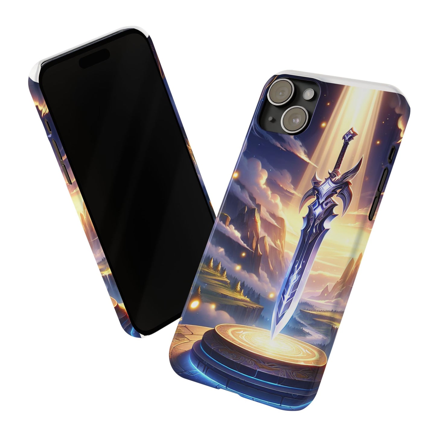 Slim Anime Sword Phone Cases