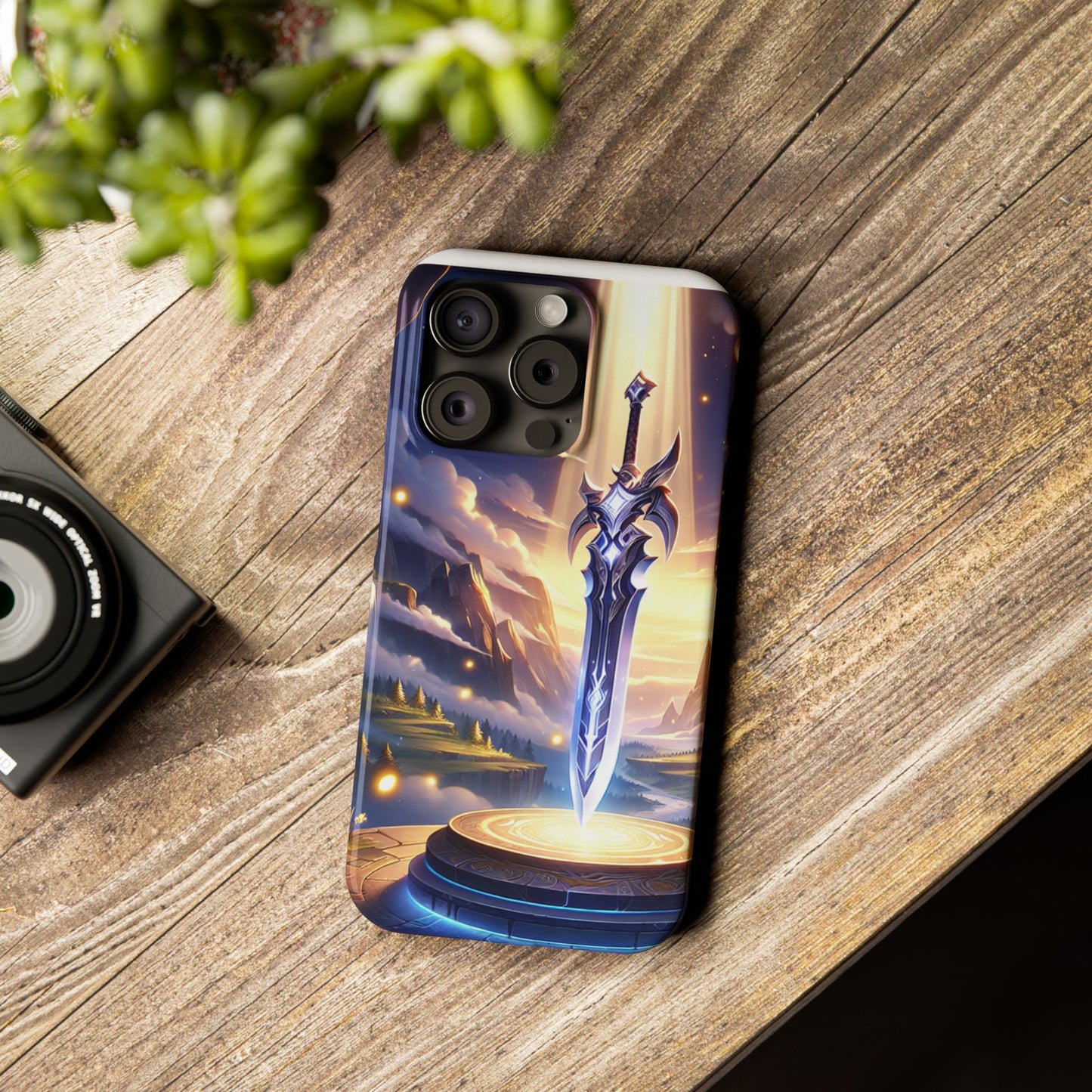 Slim Anime Sword Phone Cases