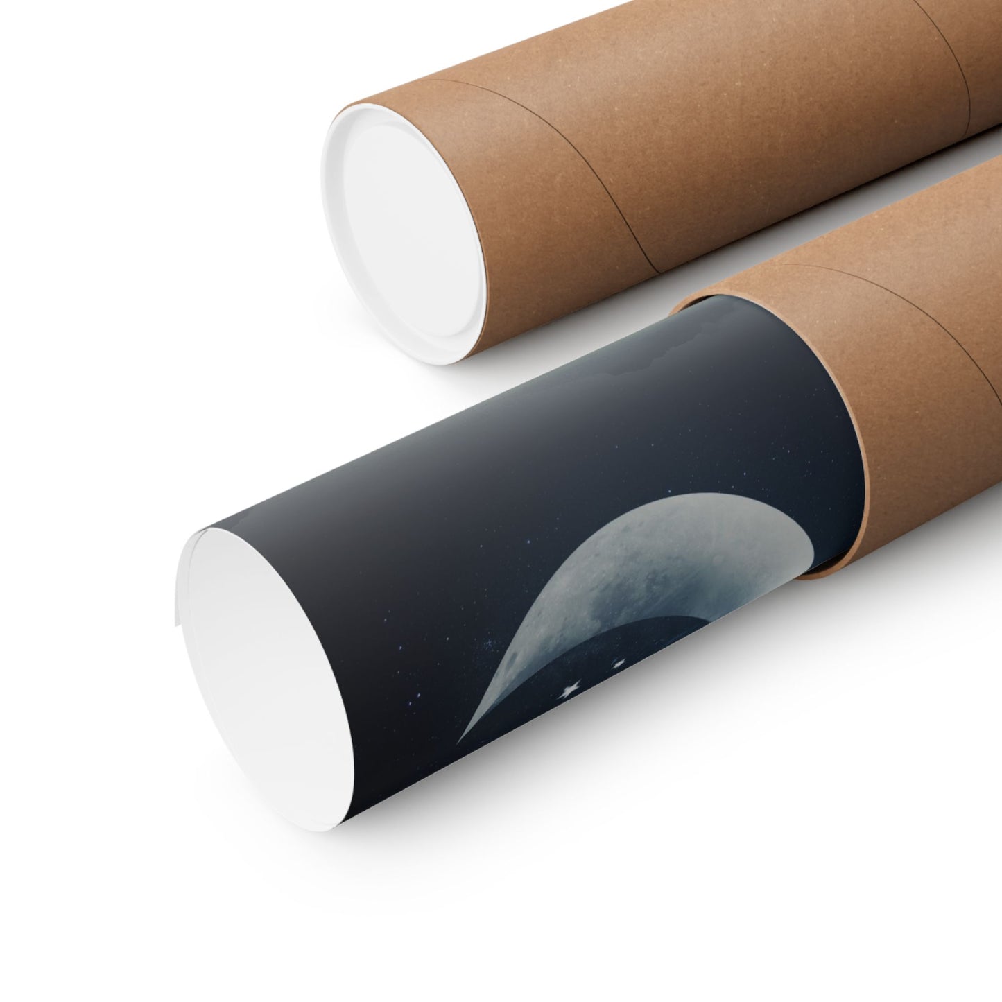 Posters - Moon and Star Matte Wall Art for Modern Living Spaces and Collectors