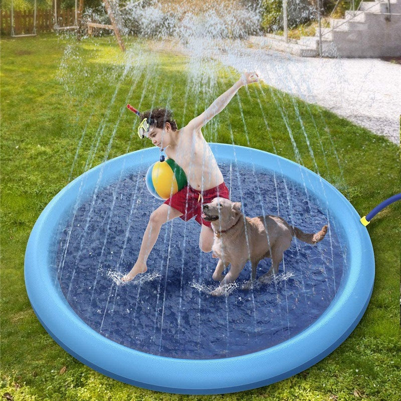 Non-Slip Splash Pad\Fountain For Kids And Pets