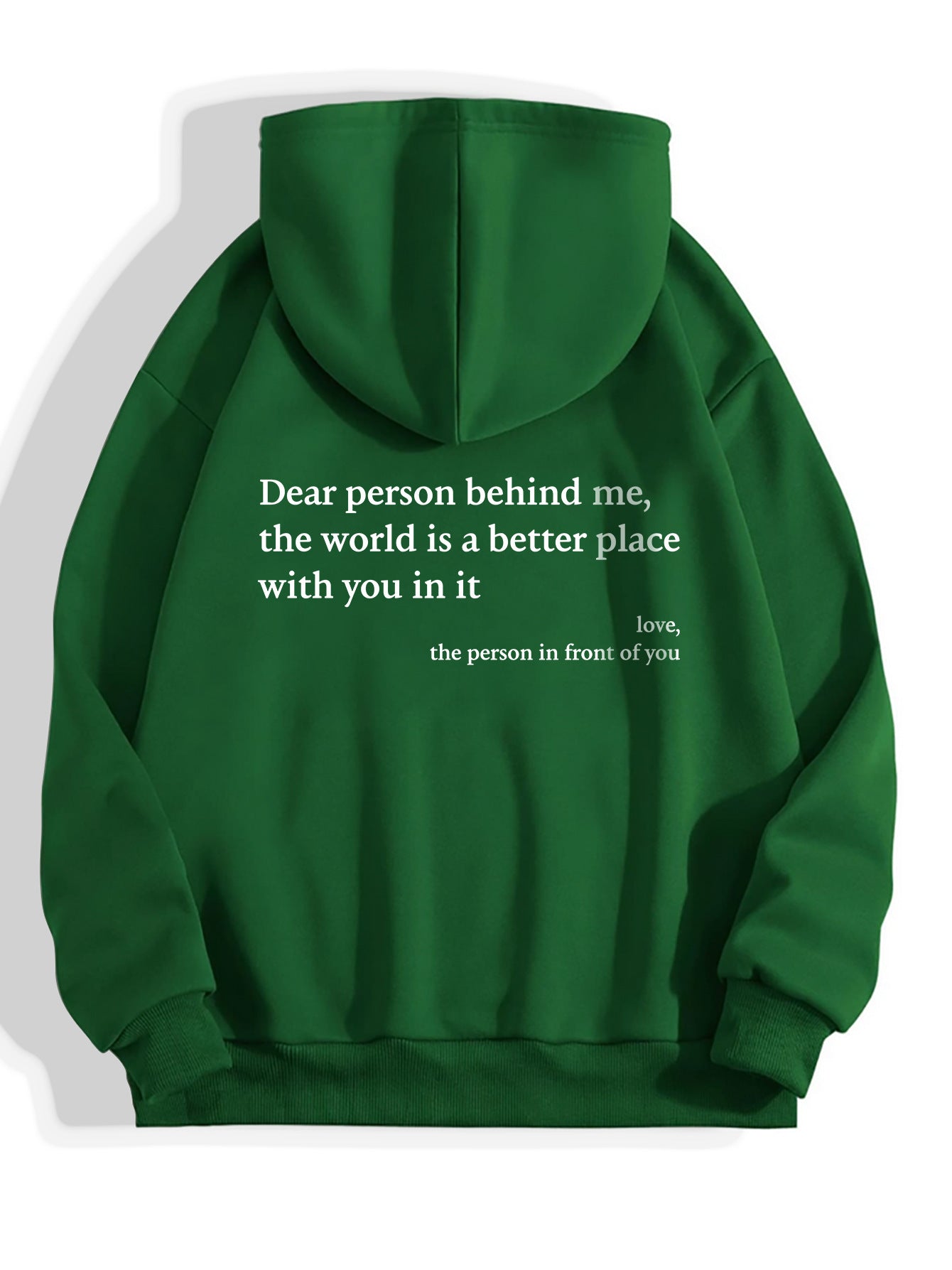 Dear Person Behind, Pocket Hoodie Unisex