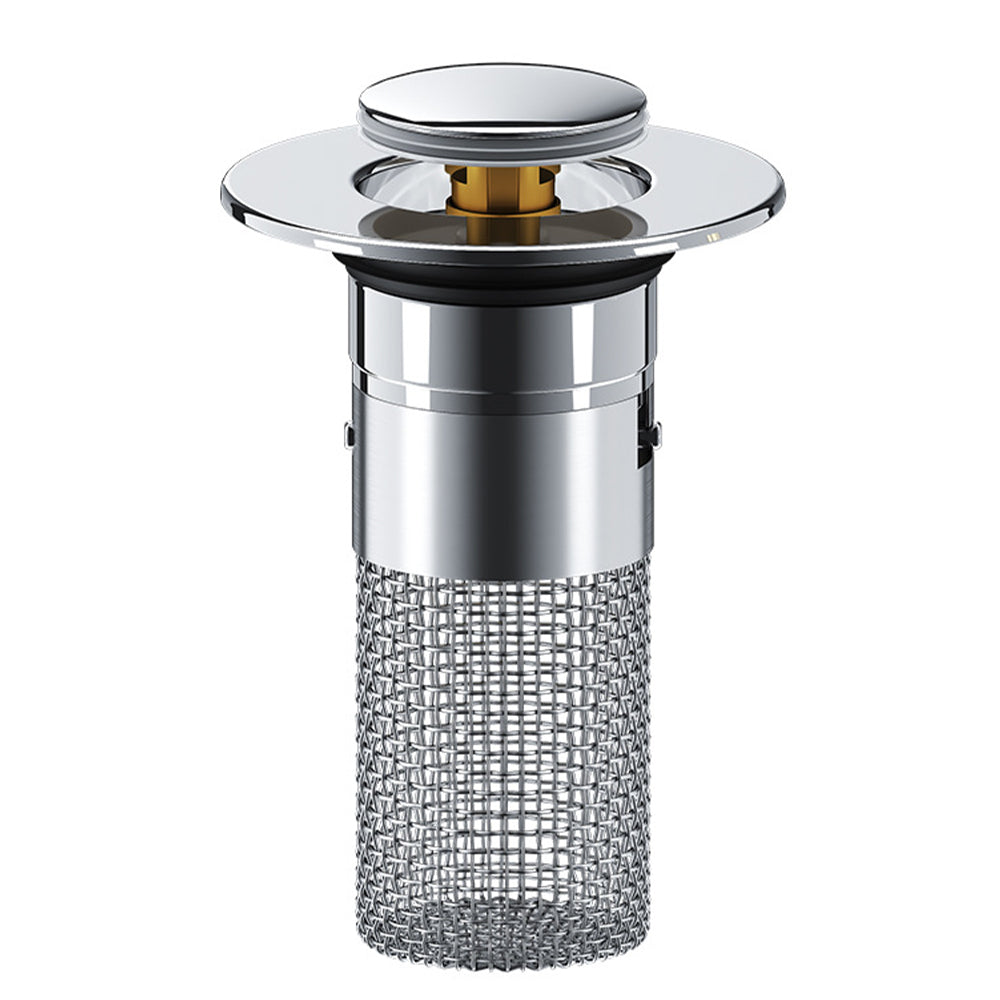 Anti-Odor Pop-Up Design Stainless Steel Sink Strainer & Stopper