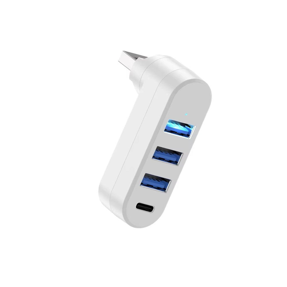 4 in 1 USB Data Hub 180 Degree Rotatable