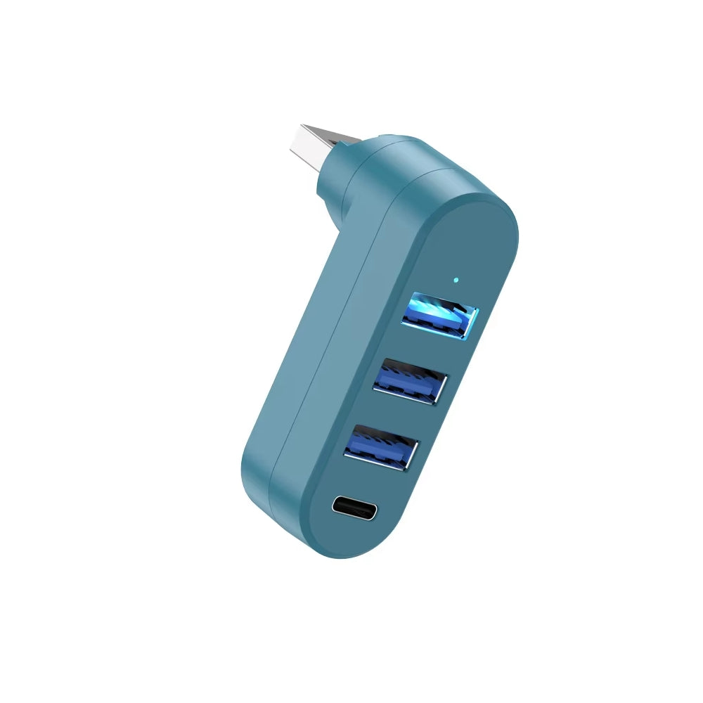4 in 1 USB Data Hub 180 Degree Rotatable