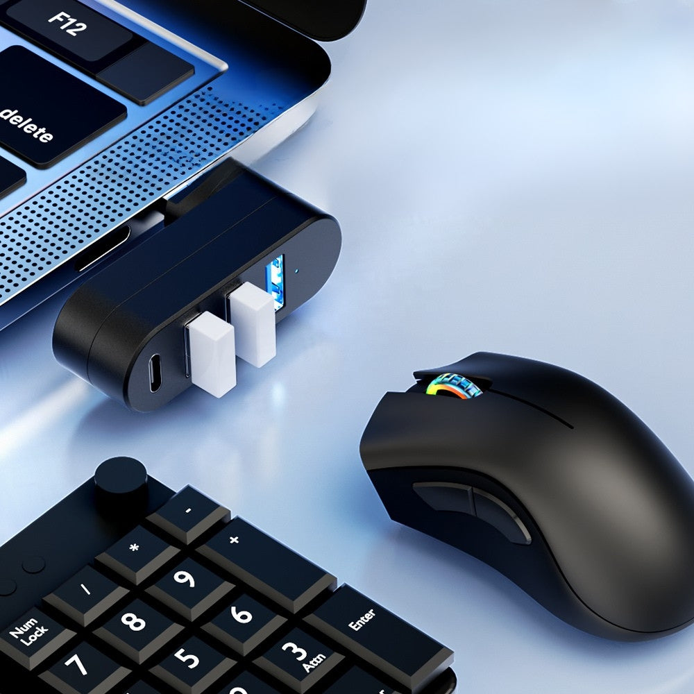 4 in 1 USB Data Hub 180 Degree Rotatable