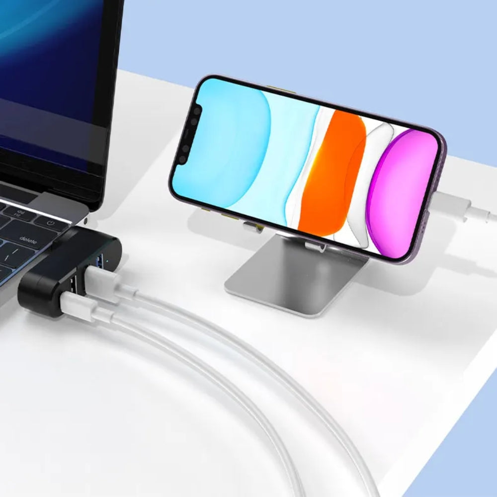 4 in 1 USB Data Hub 180 Degree Rotatable