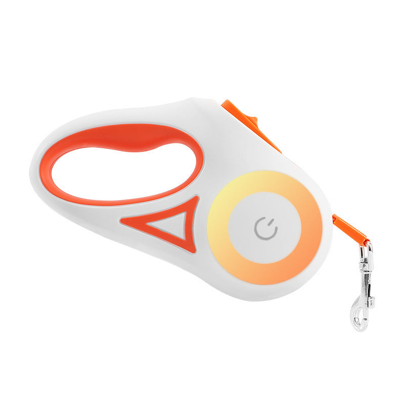Retractable Leash With Automatic Recall and Spotlight For Safety