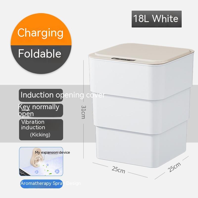 Smart Trash Can For Bathroom, Living Room and Kitchen