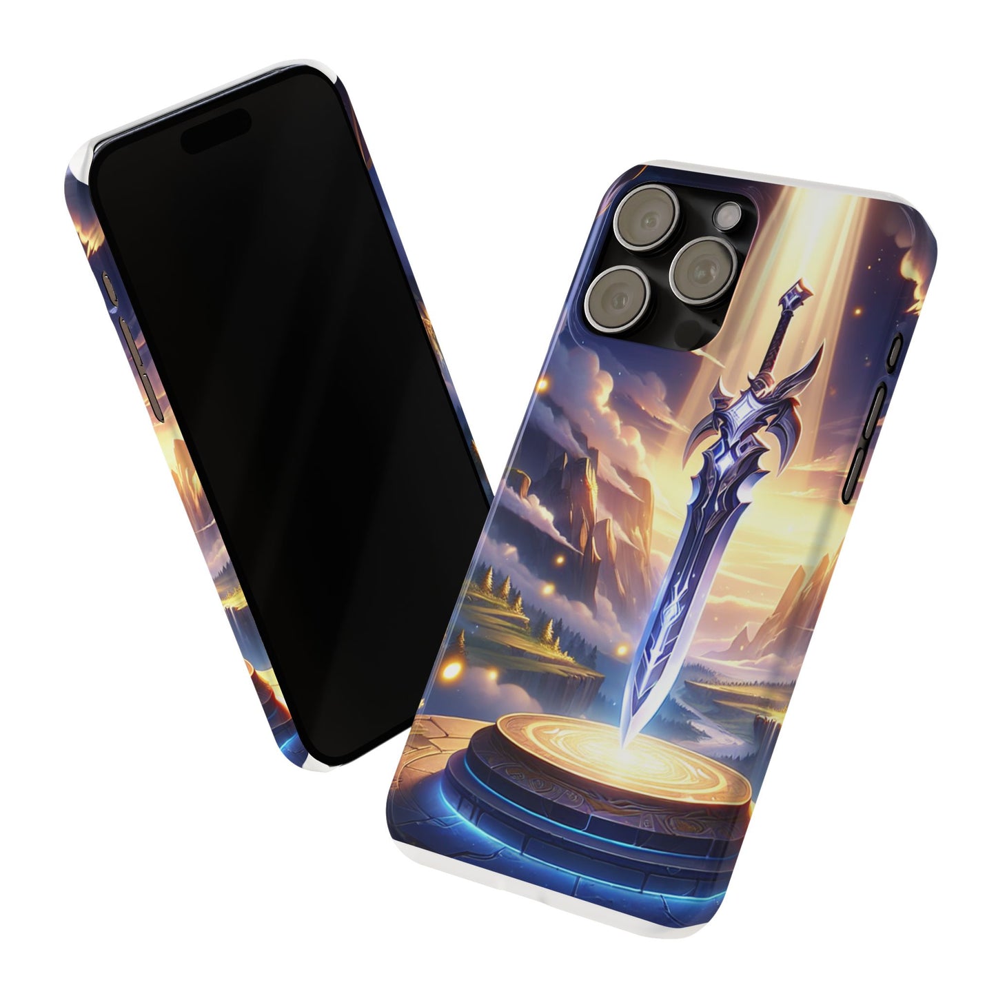 Slim Anime Sword Phone Cases