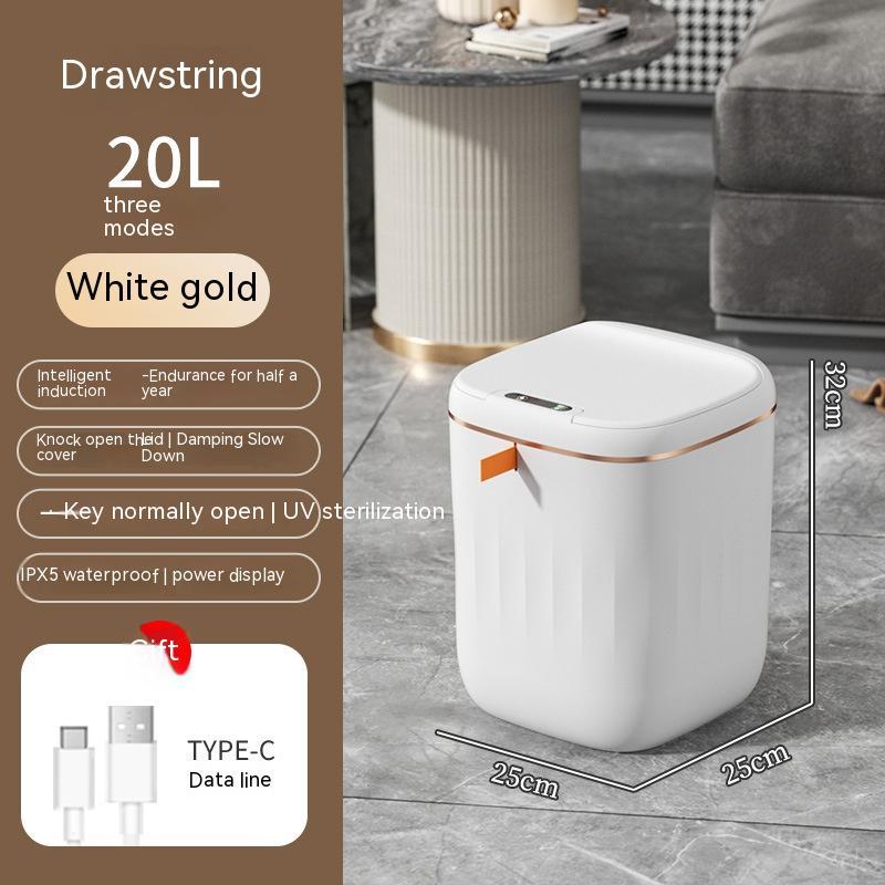 Smart Trash Can For Bathroom, Living Room and Kitchen