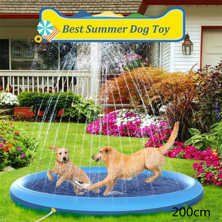Non-Slip Splash Pad\Fountain For Kids And Pets
