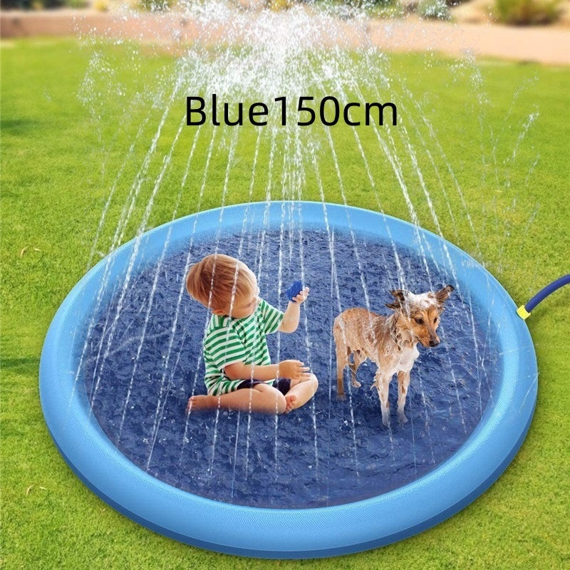 Non-Slip Splash Pad\Fountain For Kids And Pets