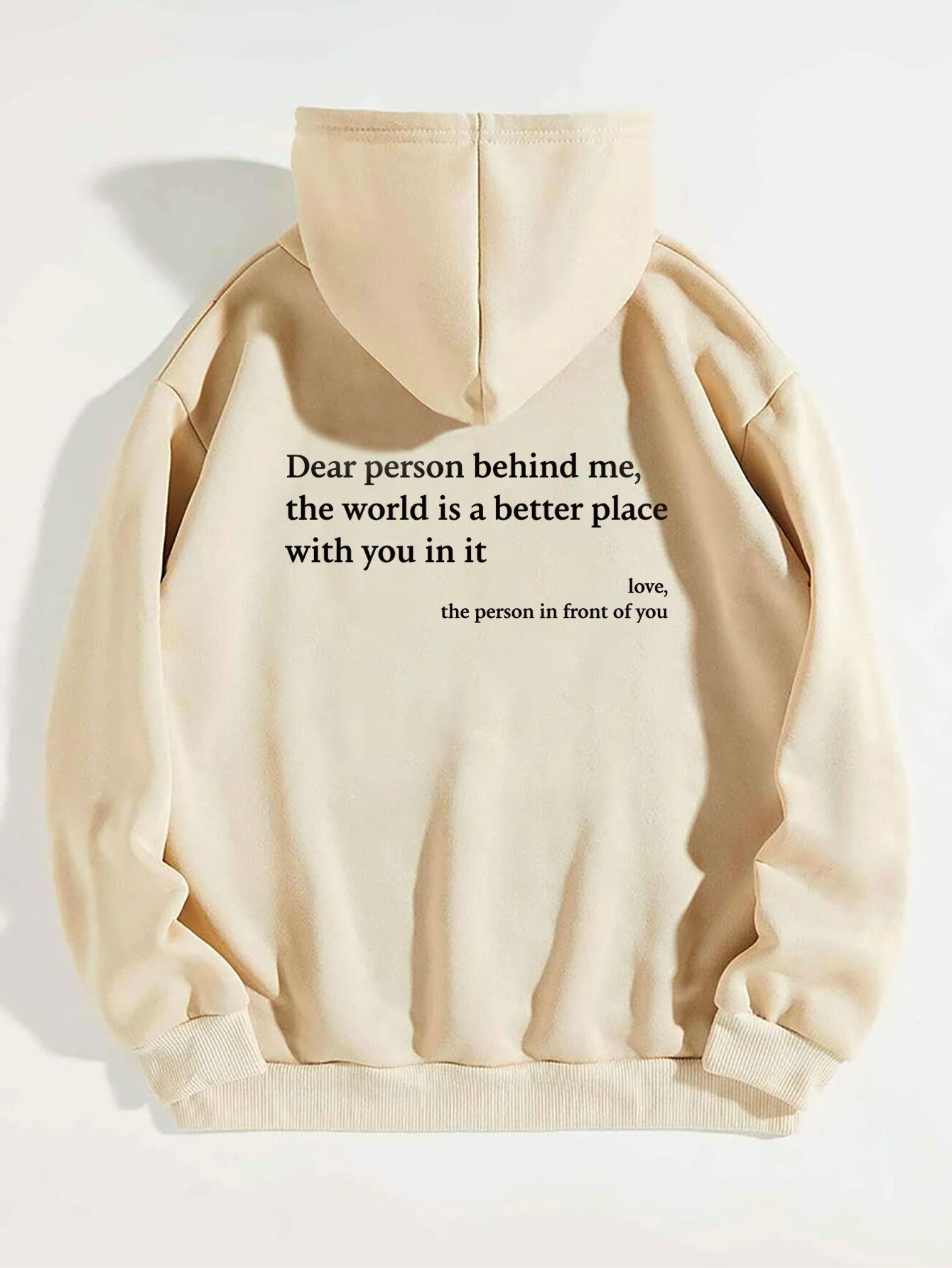 Dear Person Behind, Pocket Hoodie Unisex