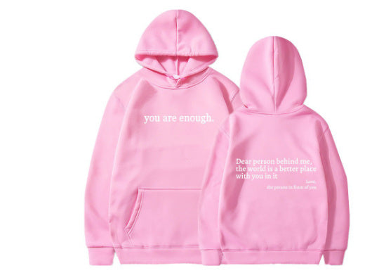 Dear Person Behind, Pocket Hoodie Unisex