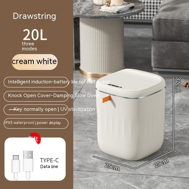 Smart Trash Can For Bathroom, Living Room and Kitchen