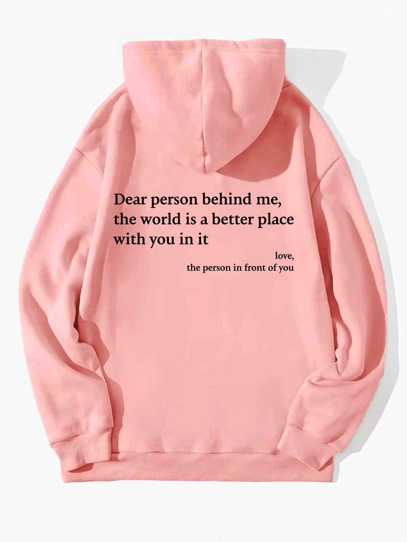 Dear Person Behind, Pocket Hoodie Unisex