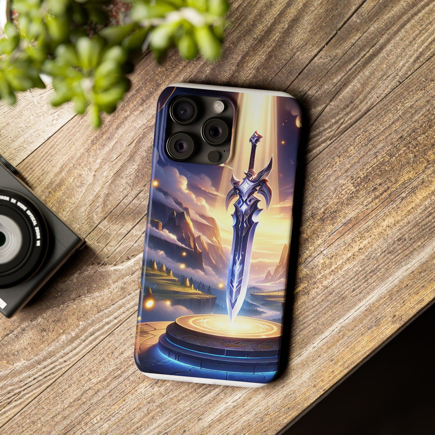 Slim Anime Sword Phone Cases