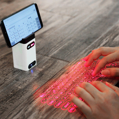 Virtual Wireless Projector Keyboard For Computer, iPad, Phone With Mouse Function