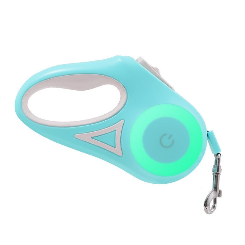 Retractable Leash With Automatic Recall and Spotlight For Safety