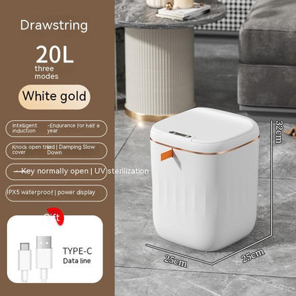 Smart Trash Can For Bathroom, Living Room and Kitchen