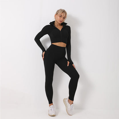 Yoga Set Seamless Sport Set Women Gym Clothing Leggings Women Crop Top Sports Bra Women Fitness Gym Set Womens Outfits Tracksuit