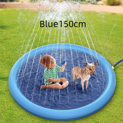 Non-Slip Splash Pad\Fountain For Kids And Pets