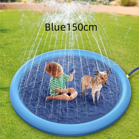Non-Slip Splash Pad\Fountain For Kids And Pets