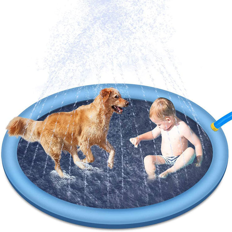 Non-Slip Splash Pad\Fountain For Kids And Pets