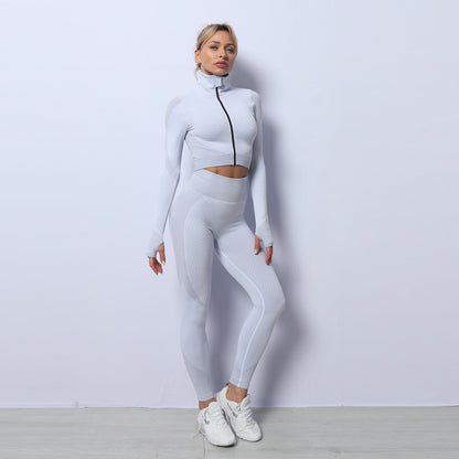 Yoga Set Seamless Sport Set Women Gym Clothing Leggings Women Crop Top Sports Bra Women Fitness Gym Set Womens Outfits Tracksuit